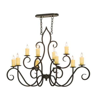 Meyda Tiffany Clifton 10 Light 28" Wide Taper Candle Style Chandelier