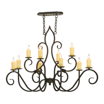 Meyda Tiffany Clifton 10 Light 28" Wide Taper Candle Style Chandelier