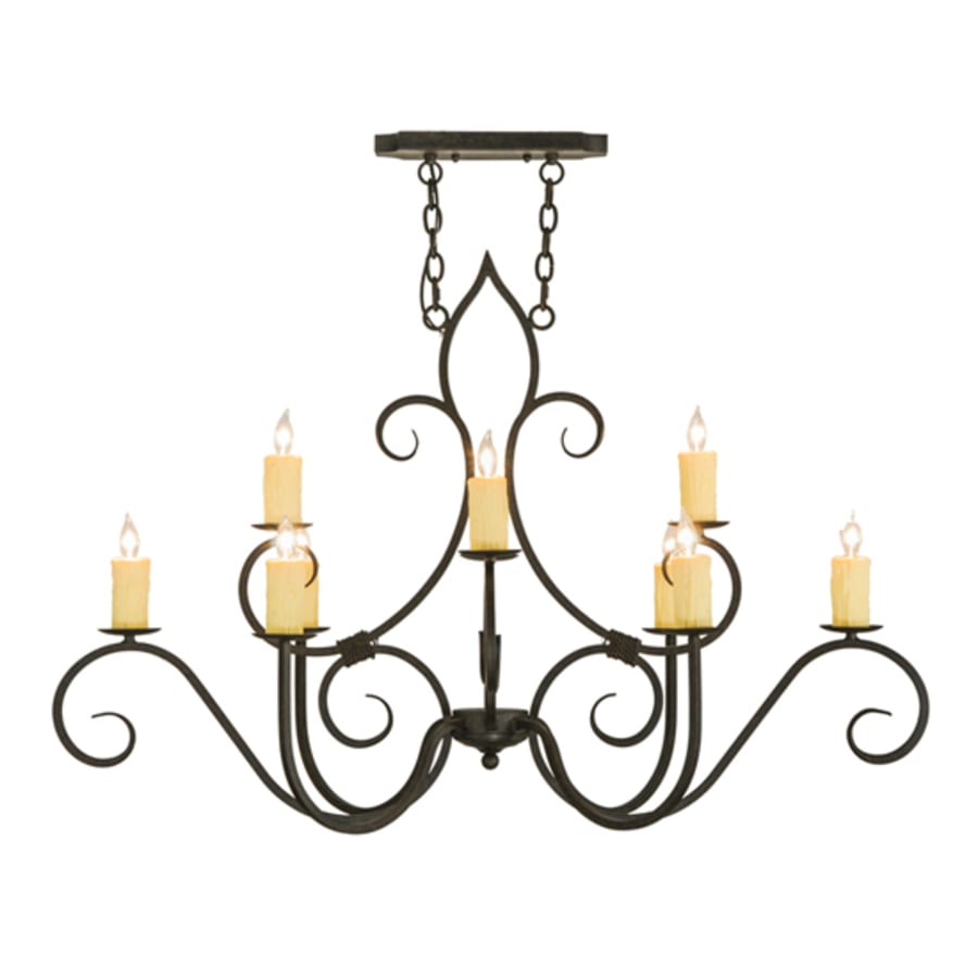 Meyda Tiffany Clifton 10 Light 28" Wide Taper Candle Style Chandelier