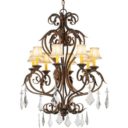 Meyda Tiffany Josephine 8 Light 30" Wide Chandelier