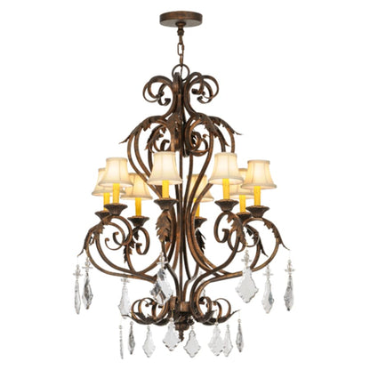 Meyda Tiffany Josephine 8 Light 30" Wide Chandelier