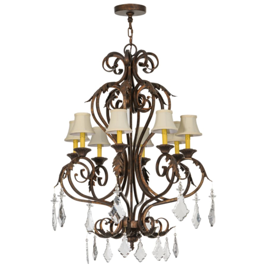 Meyda Tiffany Josephine 8 Light 30" Wide Chandelier