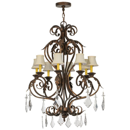 Meyda Tiffany Josephine 8 Light 30" Wide Chandelier