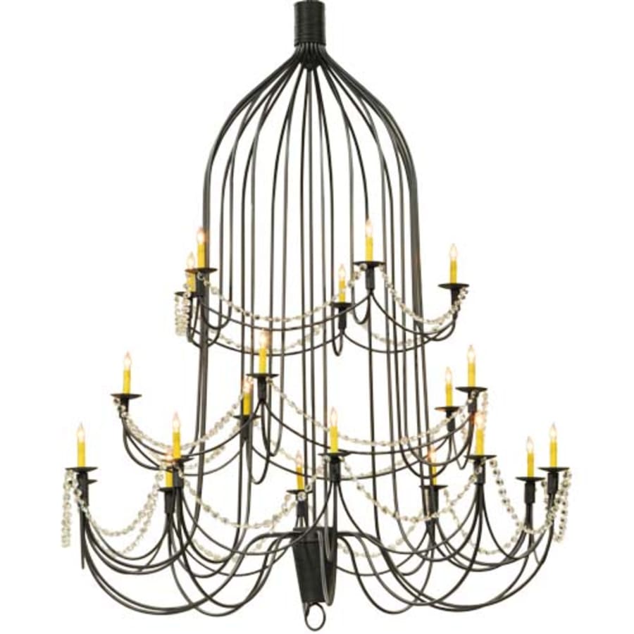 Meyda Tiffany Bell 20 Light 72" Wide Beaded Candle Style Chandelier