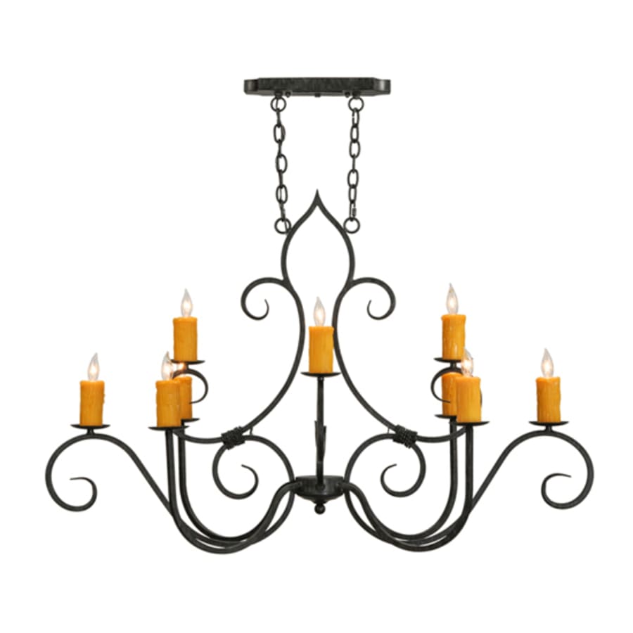 Meyda Tiffany Clifton 10 Light 28" Wide Taper Candle Style Chandelier