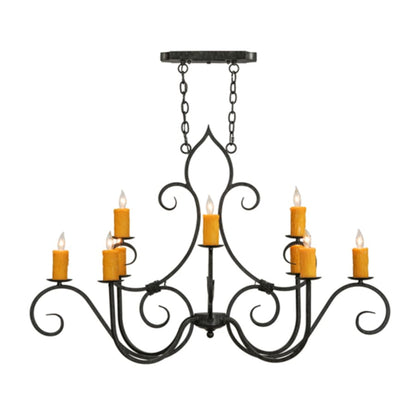Meyda Tiffany Clifton 10 Light 28" Wide Taper Candle Style Chandelier