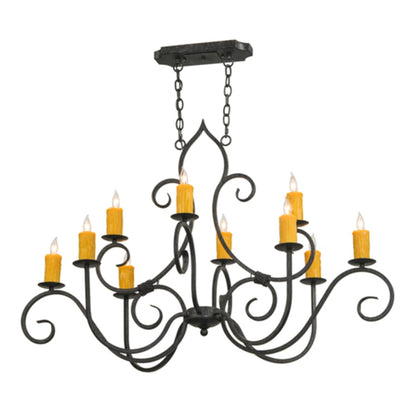 Meyda Tiffany Clifton 10 Light 28" Wide Taper Candle Style Chandelier