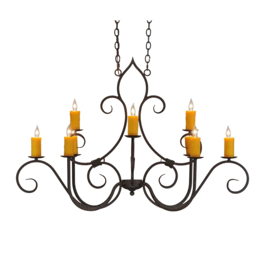 Meyda Tiffany Clifton 10 Light 28" Wide Taper Candle Style Chandelier