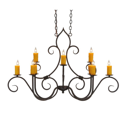 Meyda Tiffany Clifton 10 Light 28" Wide Taper Candle Style Chandelier