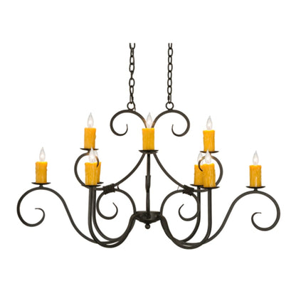 Meyda Tiffany Clifton 10 Light 28" Wide Taper Candle Style Chandelier