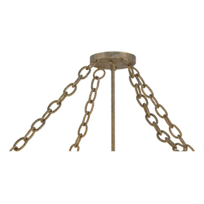Meyda Tiffany Donya 4 Light 26" Wide Semi-Flush Drum Ceiling Fixture - Corinth Finish