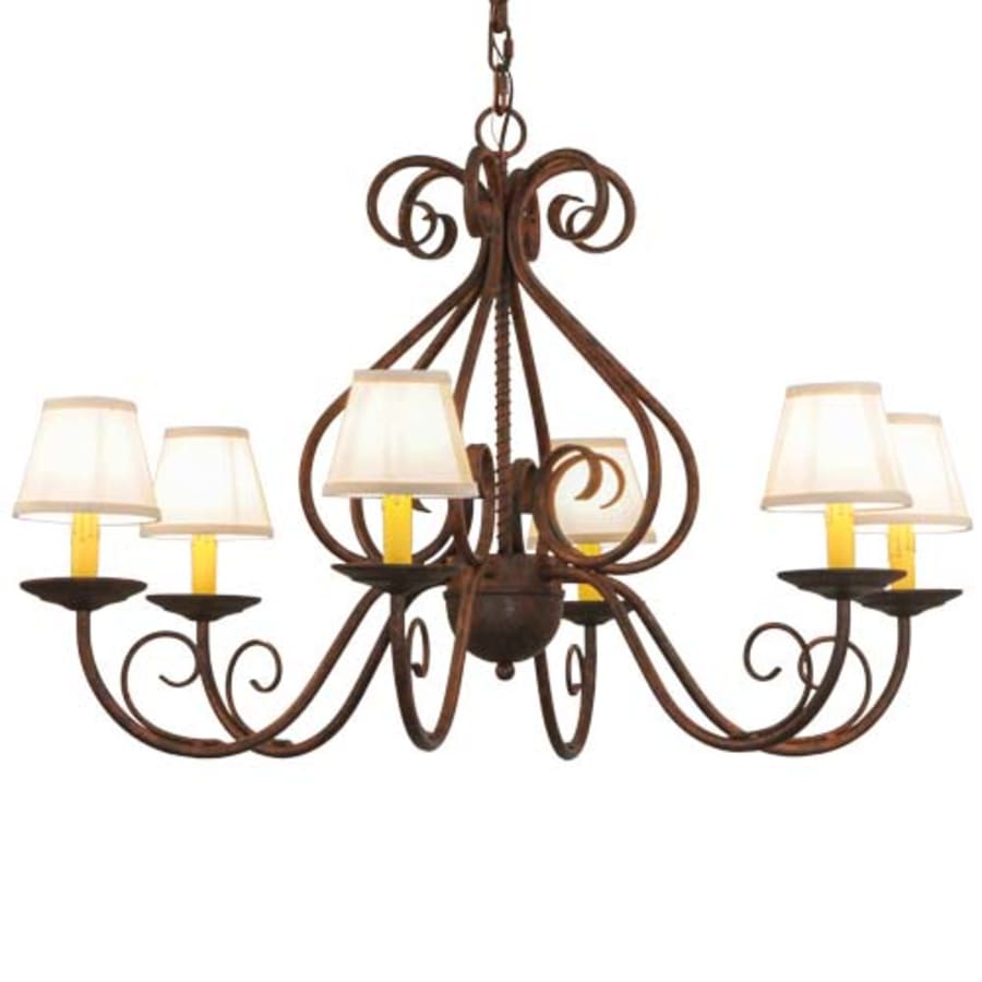 Meyda Tiffany Jenna 6 Light 36" Wide Chandelier