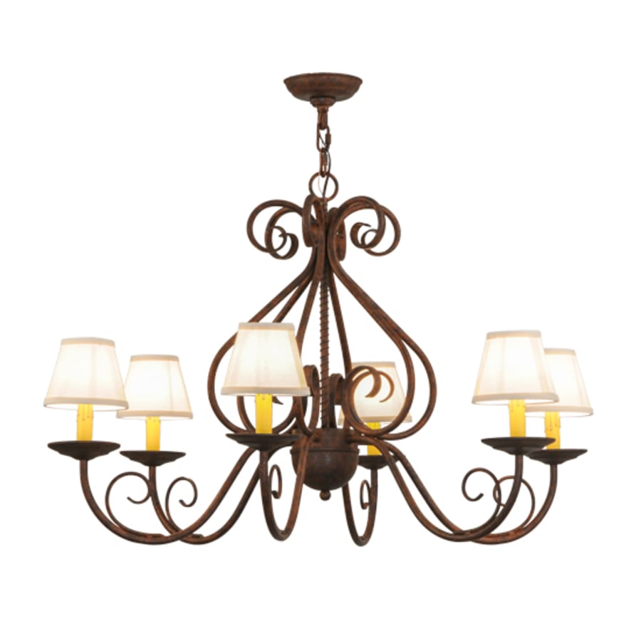 Meyda Tiffany Jenna 6 Light 36" Wide Chandelier