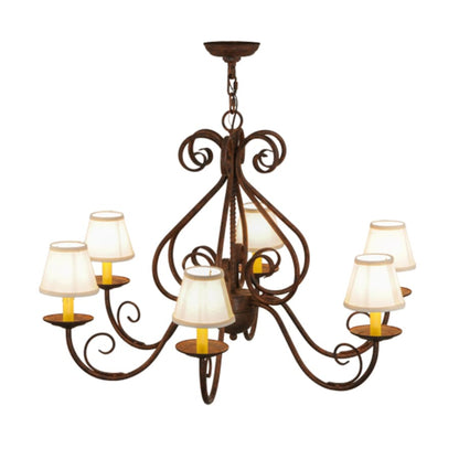 Meyda Tiffany Jenna 6 Light 36" Wide Chandelier