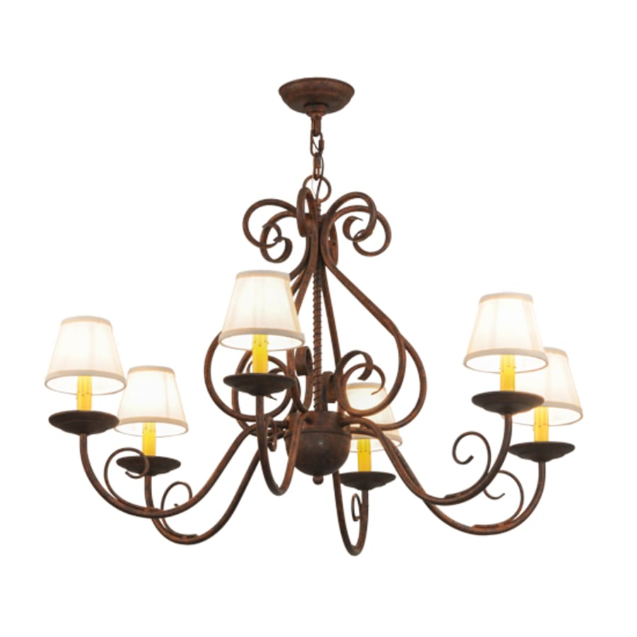 Meyda Tiffany Jenna 6 Light 36" Wide Chandelier