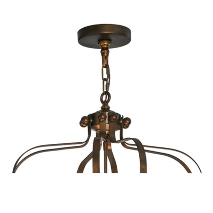 Meyda Tiffany Citadel 8 Light 22" Wide Taper Candle Pendant