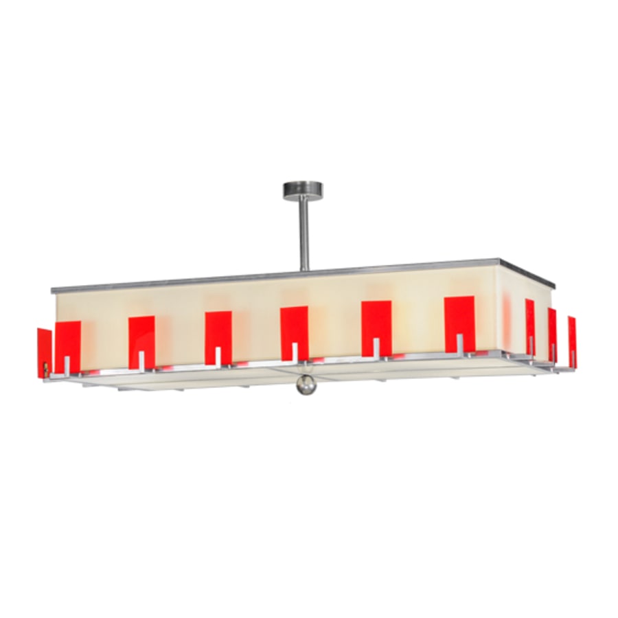 Meyda Tiffany Escalade 12 Light 72" Wide Linear Pendant