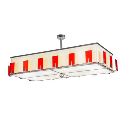 Meyda Tiffany Escalade 12 Light 72" Wide Linear Pendant