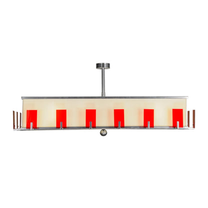 Meyda Tiffany Escalade 12 Light 72" Wide Linear Pendant