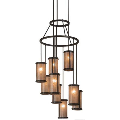 Meyda Tiffany Cartier 9 Light 30" Wide Ring Chandelier