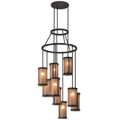 Meyda Tiffany Cartier 9 Light 30" Wide Ring Chandelier