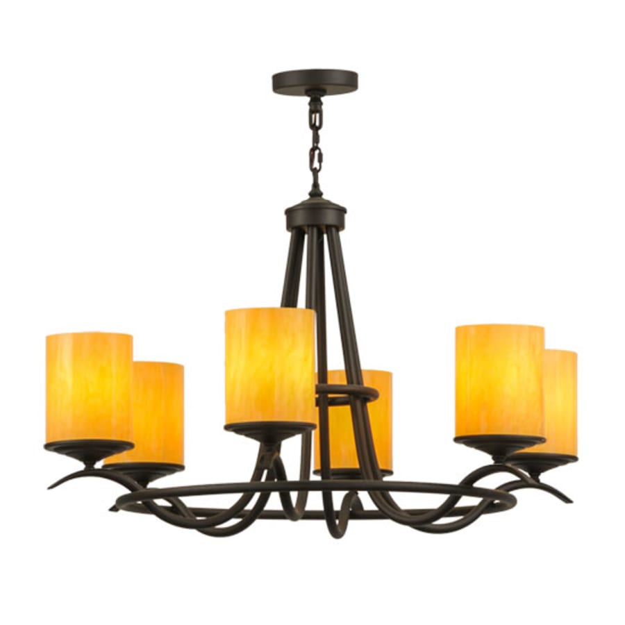 Meyda Tiffany Octavia 6 Light 39" Wide Ring Chandelier