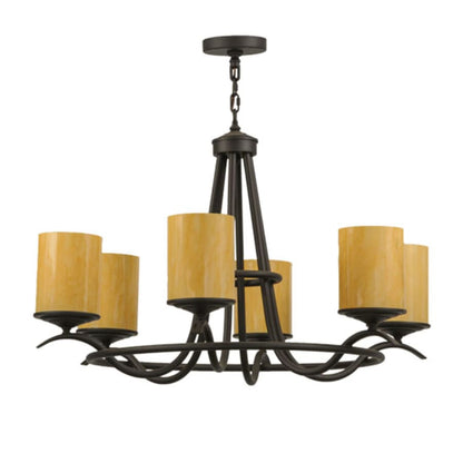 Meyda Tiffany Octavia 6 Light 39" Wide Ring Chandelier