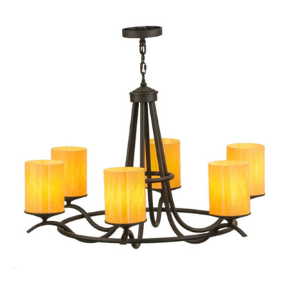 Meyda Tiffany Octavia 6 Light 39" Wide Ring Chandelier
