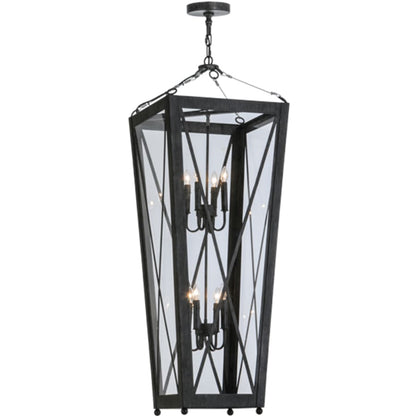 Meyda Tiffany Eures 8 Light 26" Wide Taper Candle Pendant