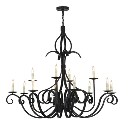 Meyda Tiffany Cypress 40 Light 54" Wide Taper Candle Style Chandelier