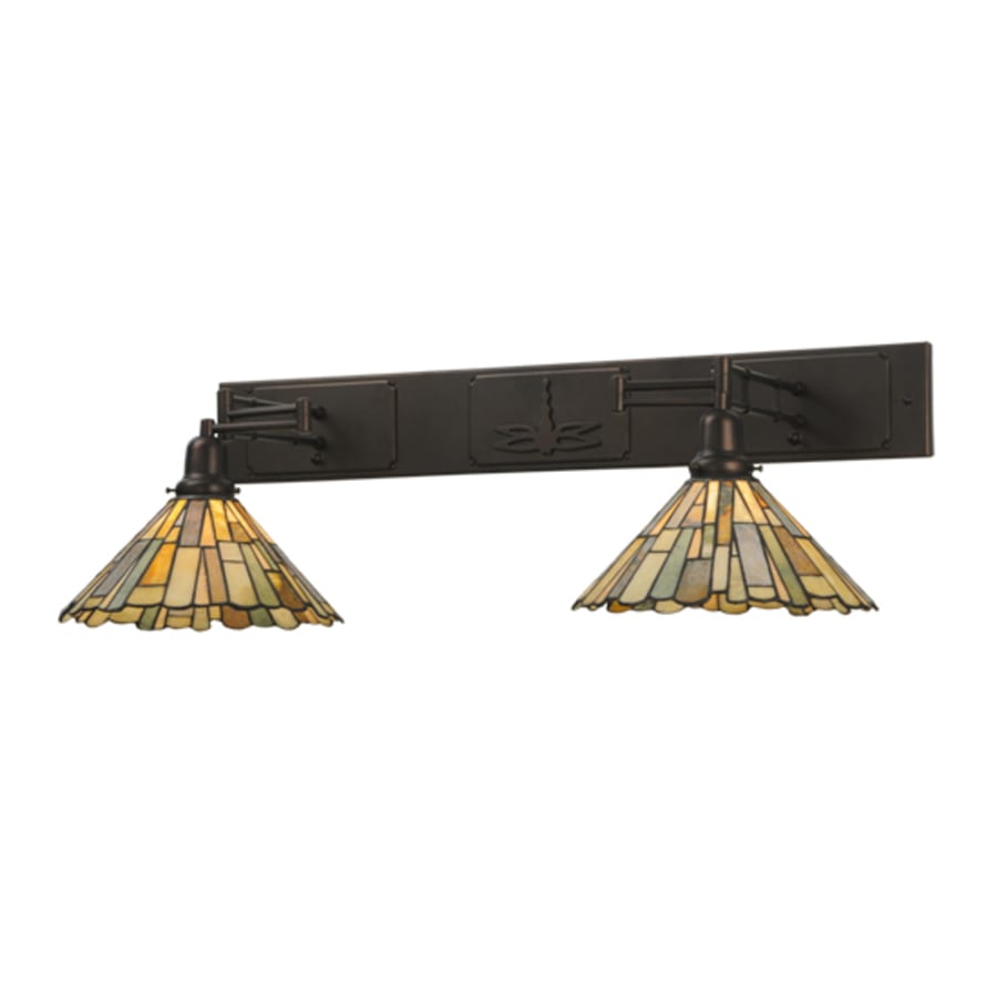 Meyda Tiffany Delta 2 Light 13" Tall Wall Sconce