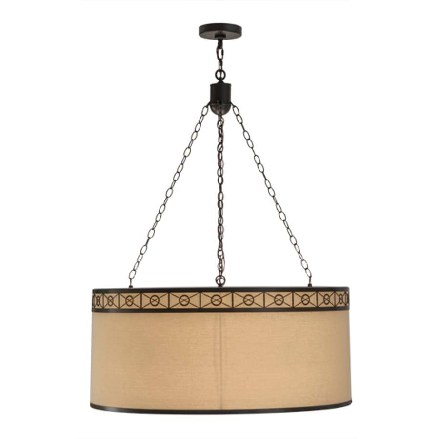 Meyda Tiffany Cilindro 6 Light 37" Wide Suspension Pendant