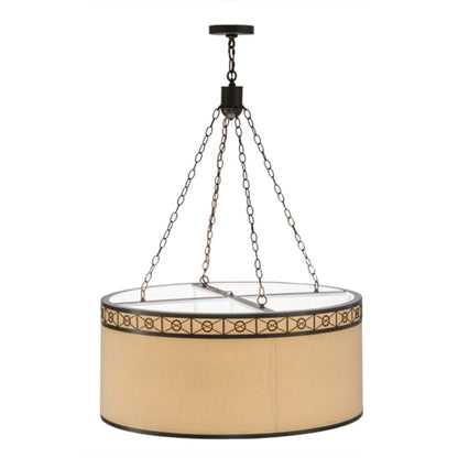 Meyda Tiffany Cilindro 6 Light 37" Wide Suspension Pendant