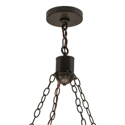 Meyda Tiffany Cilindro 6 Light 37" Wide Suspension Pendant