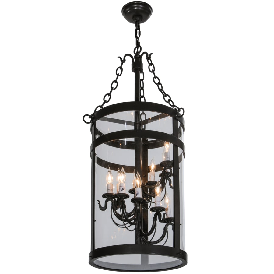Meyda Tiffany Cilindro 11 Light 15" Wide Taper Candle Pendant