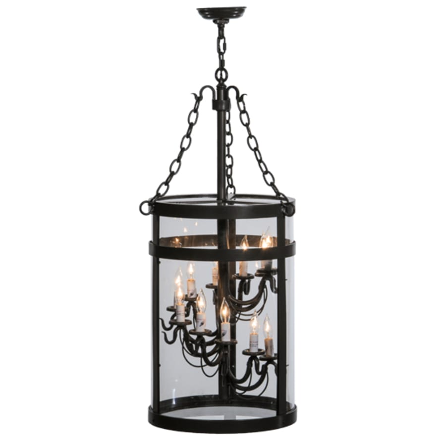 Meyda Tiffany Cilindro 11 Light 15" Wide Taper Candle Pendant