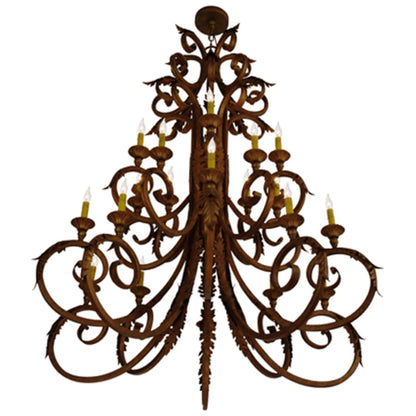 Meyda Tiffany Serratina 20 Light 48" Wide Taper Candle Style Chandelier