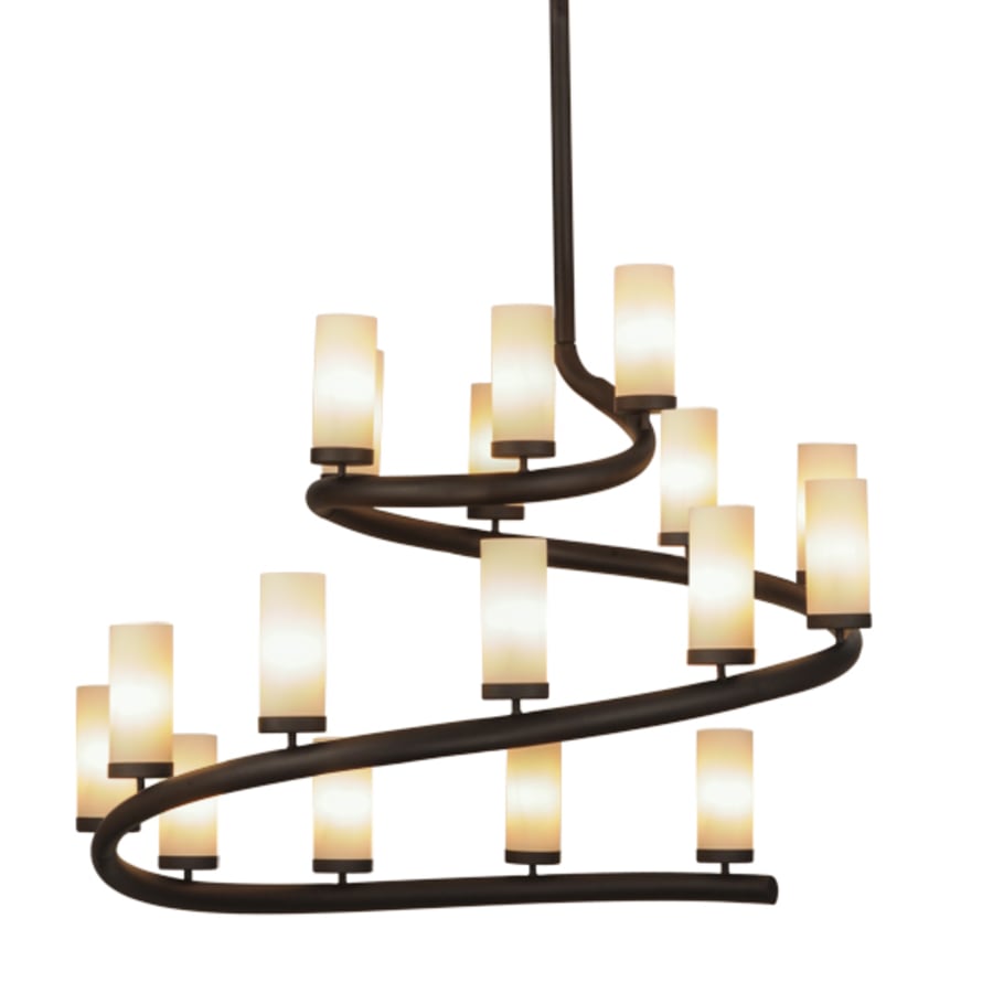Meyda Tiffany French Horn 17 Light 60" Wide Chandelier