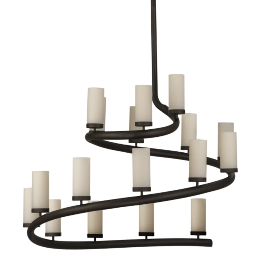 Meyda Tiffany French Horn 17 Light 60" Wide Chandelier