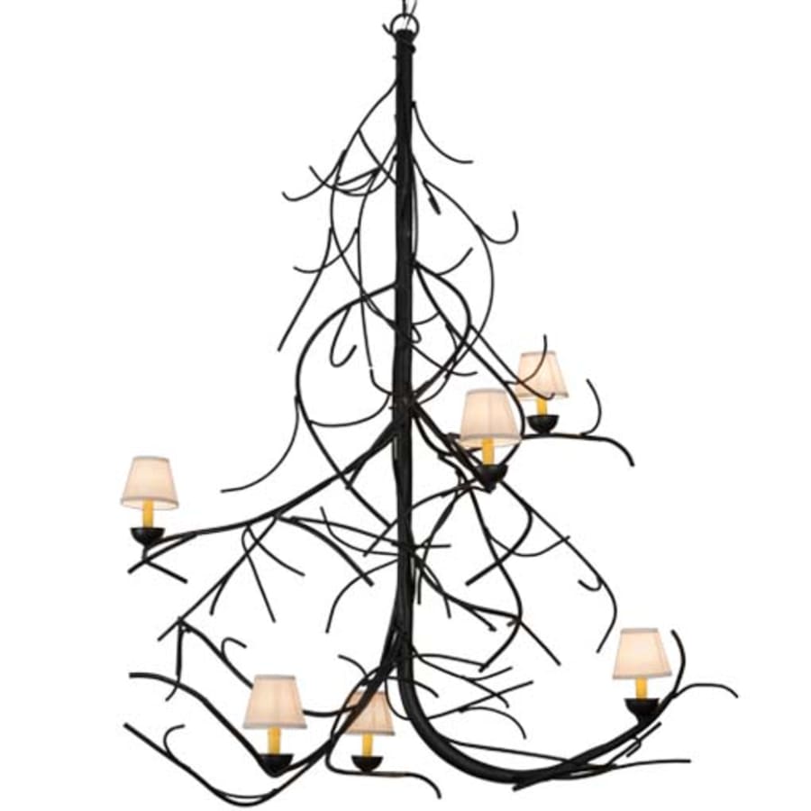 Meyda Tiffany Winter Solstice 6 Light 50" Wide Chandelier