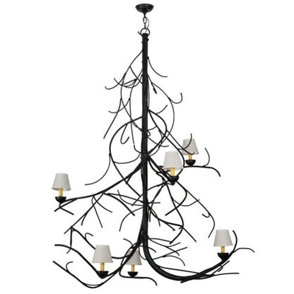 Meyda Tiffany Winter Solstice 6 Light 50" Wide Chandelier