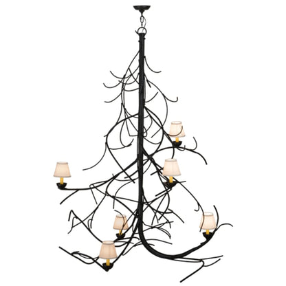 Meyda Tiffany Winter Solstice 6 Light 50" Wide Chandelier