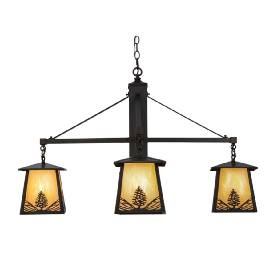 Meyda Tiffany Mountain Pine 4 Light 38" Wide Chandelier