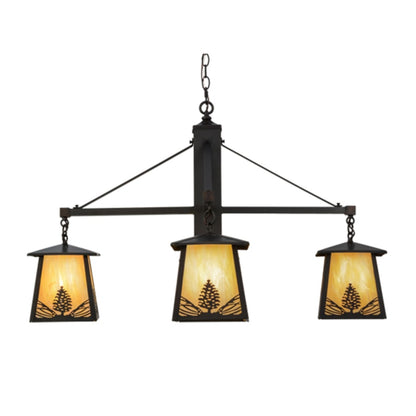 Meyda Tiffany Mountain Pine 4 Light 38" Wide Chandelier