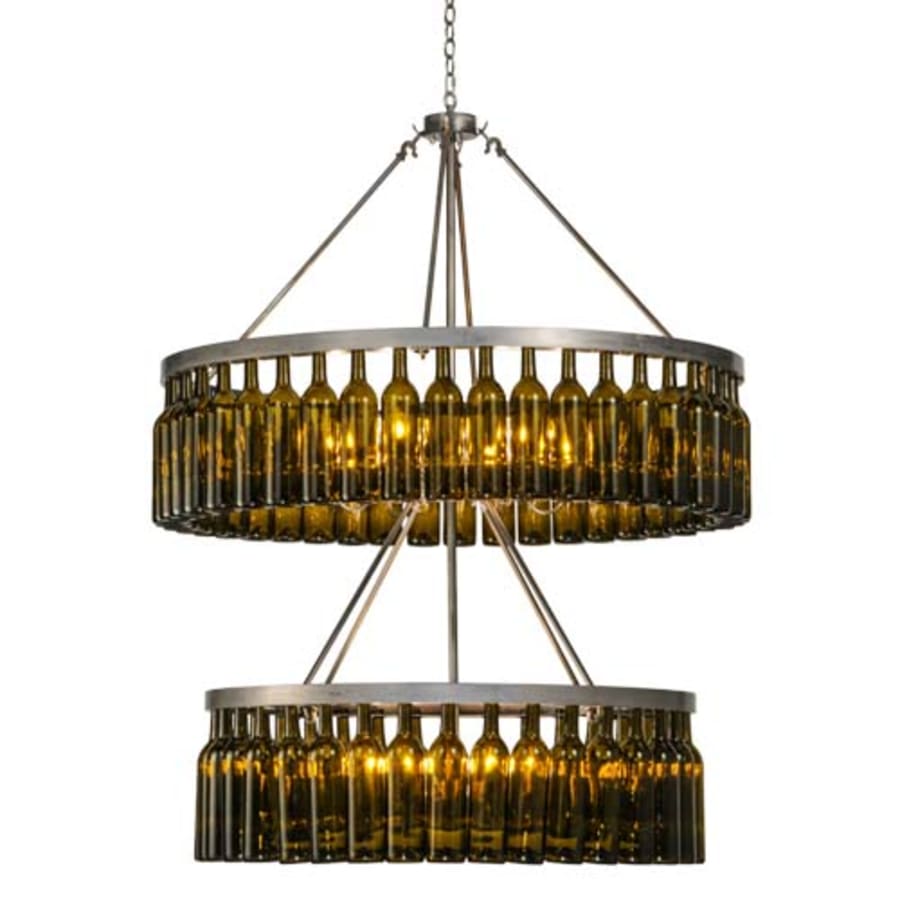 Meyda Tiffany Tuscan Vineyard 12 Light 46" Wide Ring Chandelier