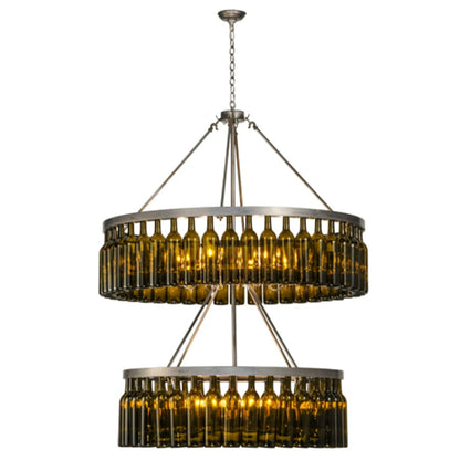 Meyda Tiffany Tuscan Vineyard 12 Light 46" Wide Ring Chandelier