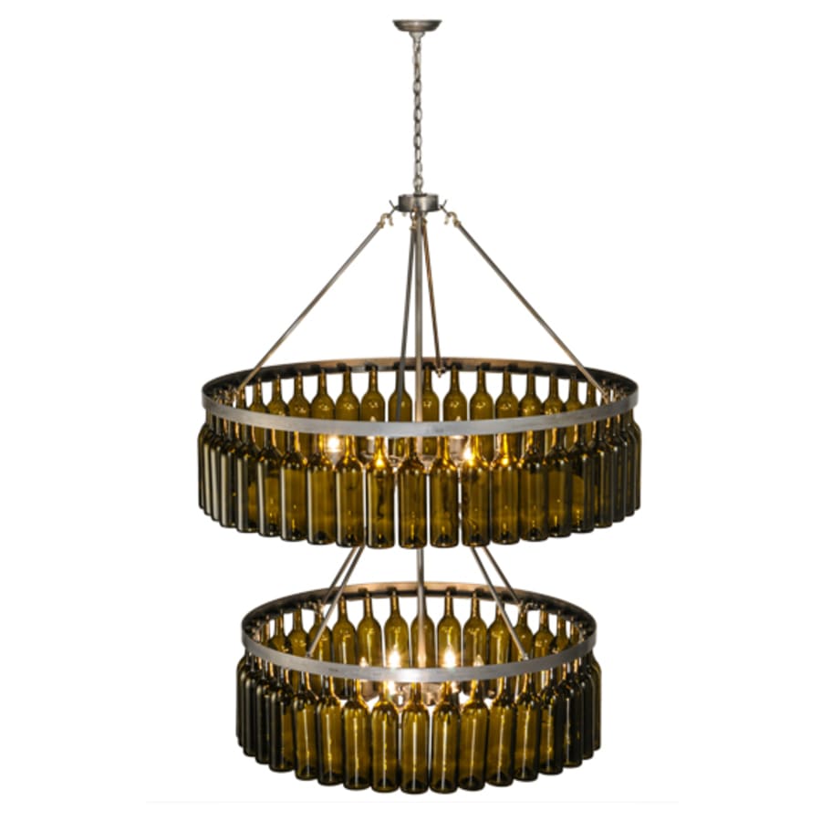 Meyda Tiffany Tuscan Vineyard 12 Light 46" Wide Ring Chandelier