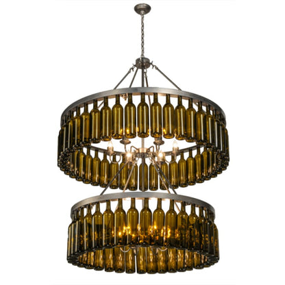 Meyda Tiffany Tuscan Vineyard 12 Light 46" Wide Ring Chandelier