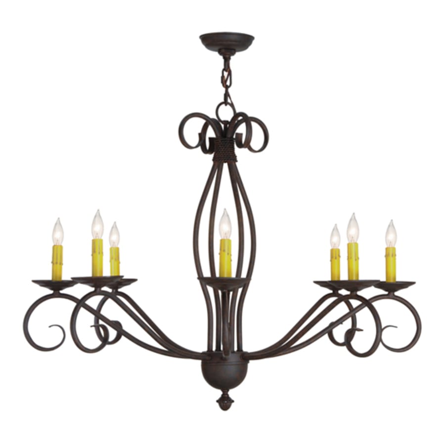 Meyda Tiffany Sienna 8 Light 36" Wide Taper Candle Style Chandelier