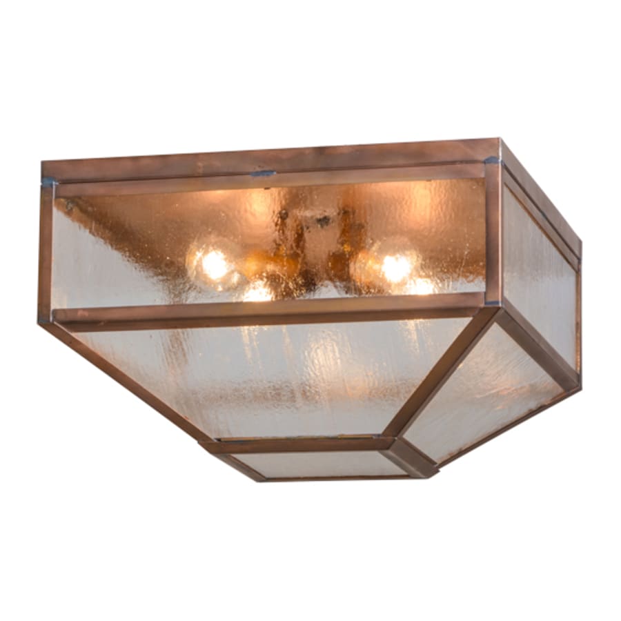 Meyda Tiffany Mission Prime 4 Light 29" Wide Flush Mount Ceiling Fixture
